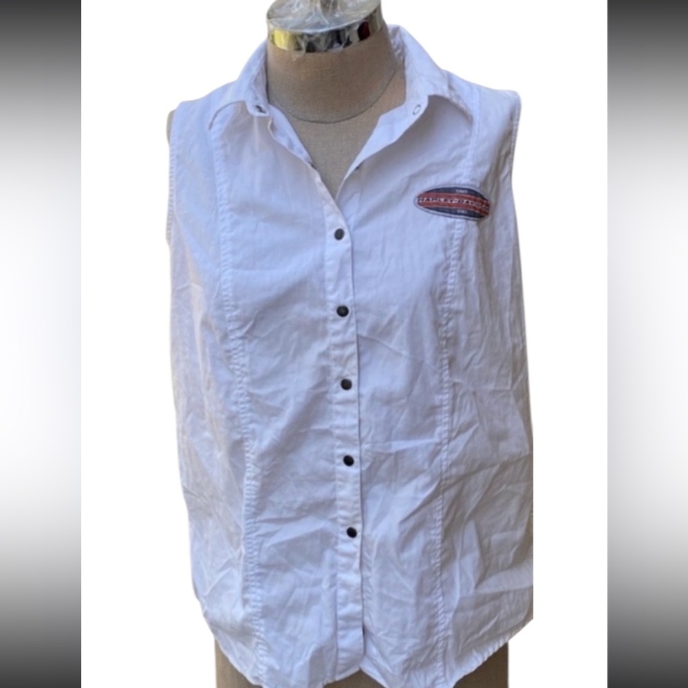 Harley Davidson’s screaming eagle racing cut off great shirt. Unisex